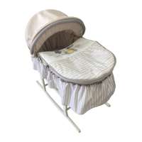 2020 New 100% Cotton Neutral  Baby Basket Set Carry Cot Baby Sleeping Nest