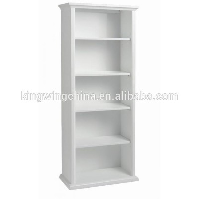 Wooden Bookcase in White