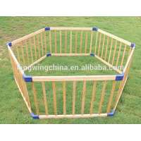 wooden 4 sides baby playpens